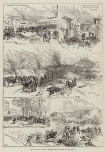 The Civil War in Spain, Sketches from the Battle of San Marcos